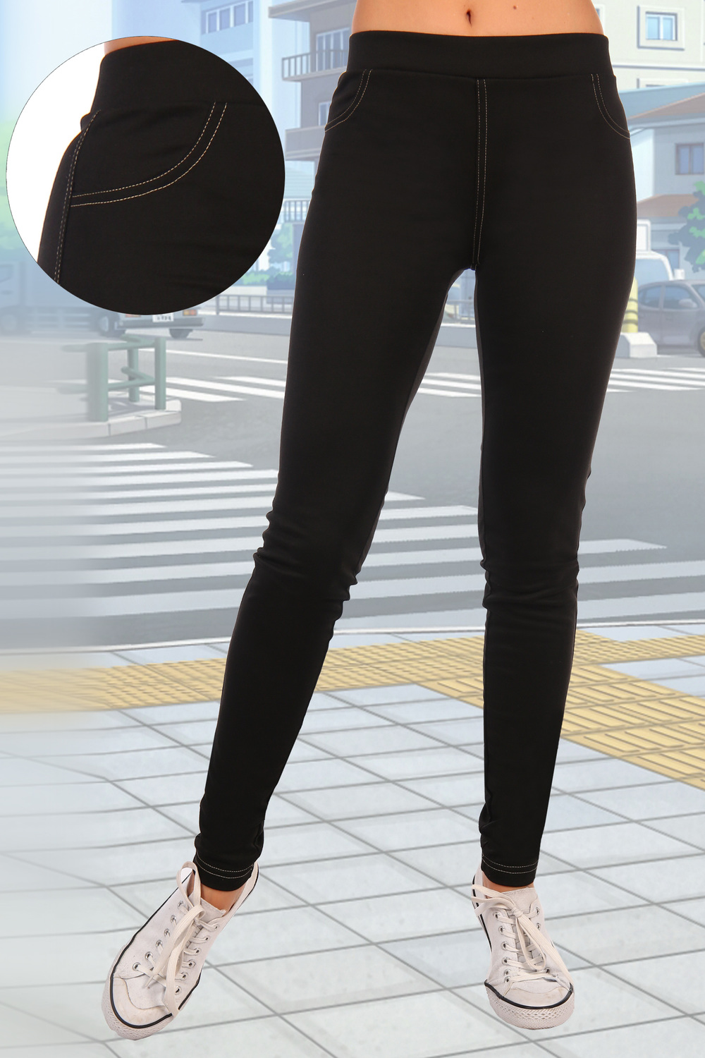 Фото товара 15650, брюки джегинсы